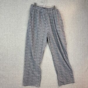 Michael Kors Pants All Over‎ Logo Print Lounge Gray Casual Comfy